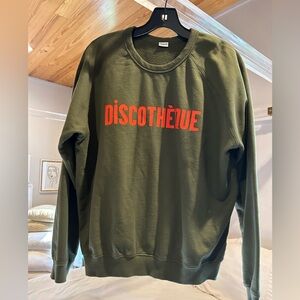 Clare V discotheque sweatshirt